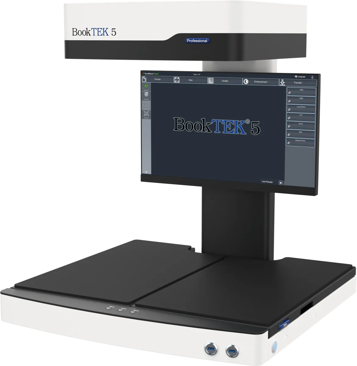 BookTEK 5 V2 — planetar kitob skaneri