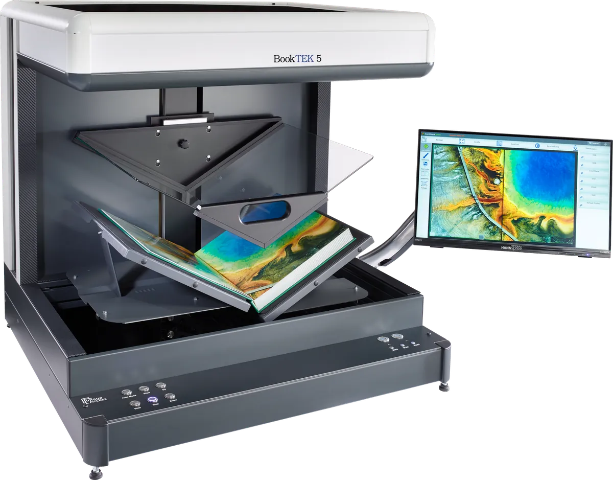 BookTEK 5 V2S — planetar kitob skaneri