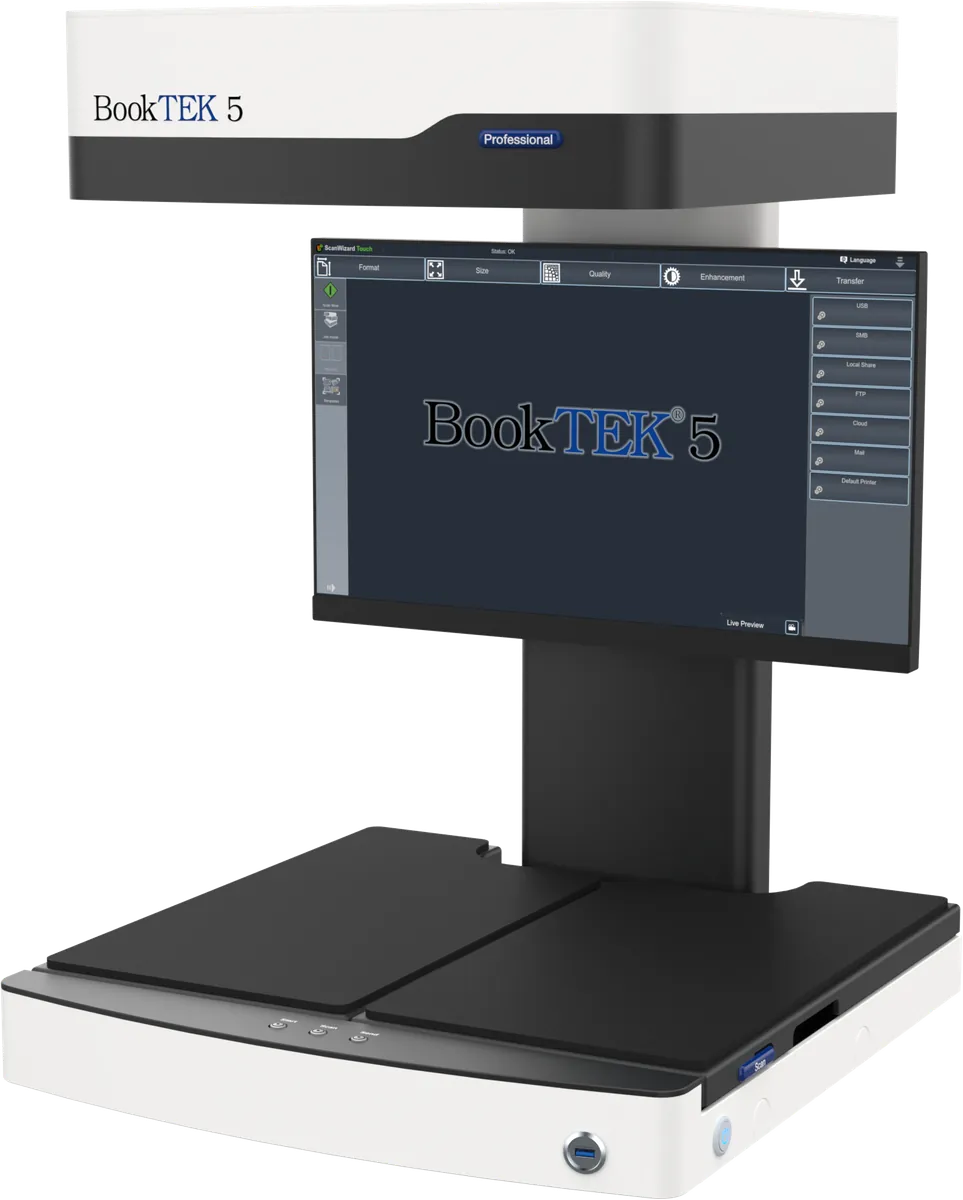 BookTEK 5 V3 — planetar kitob skaneri