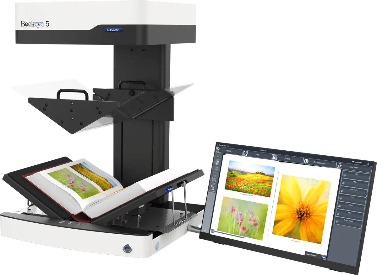 BookTEK 5 V3A — planetar kitob skaneri