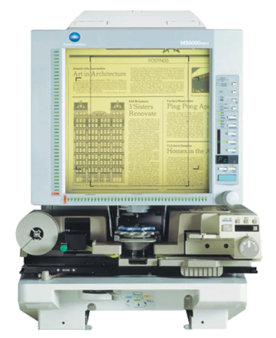 MS6000 MKII — stol usti universal raqamli mikroforma skaneri